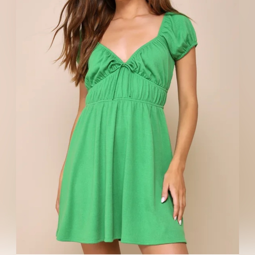 Lulus Mini Green Dress